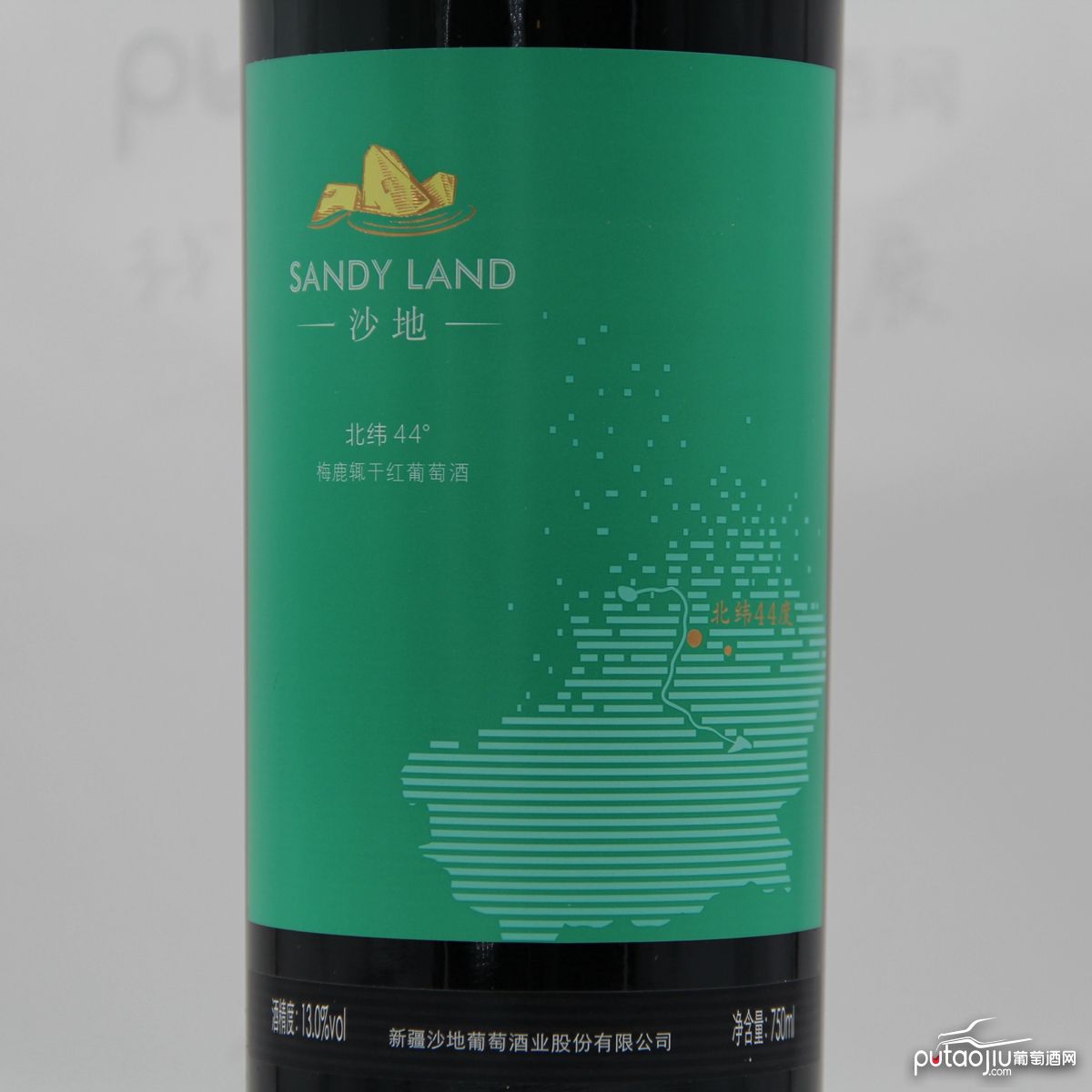 中国新疆产区沙地酒庄 梅鹿辄merlot北纬44°干红葡萄酒