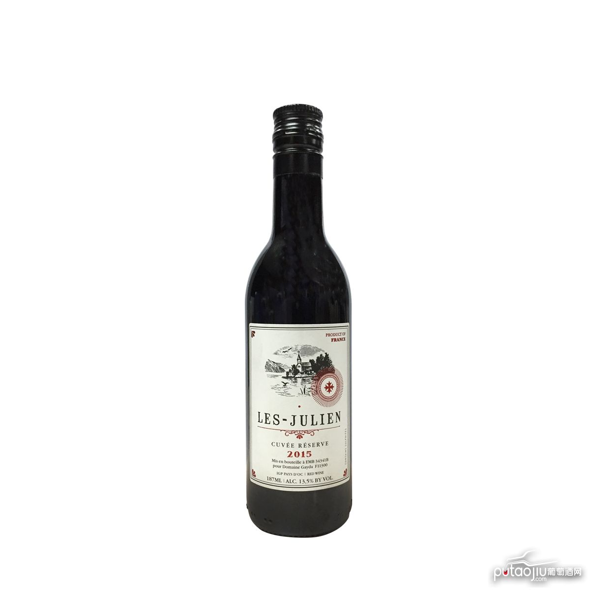 法国南部朱利安梅洛IGP干红葡萄酒187ml