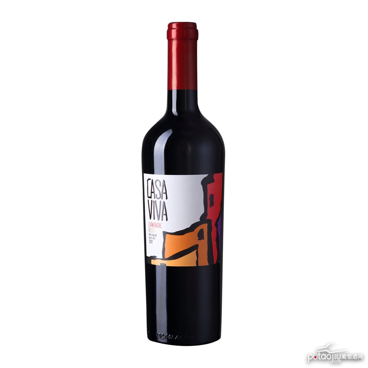 智利兰佩谷卡萨天堂佳美娜珍藏干红葡萄酒