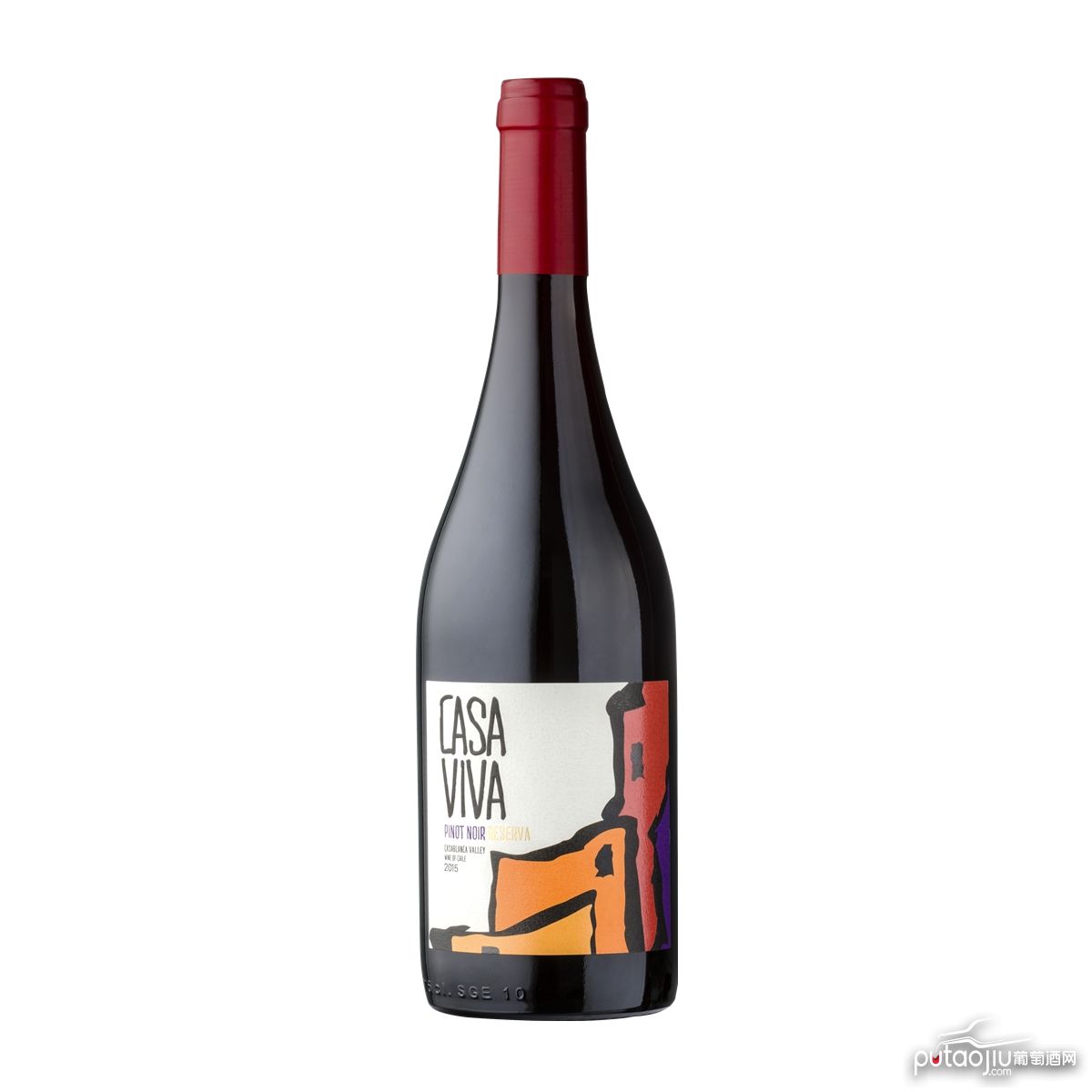 智利兰佩谷卡萨天堂黑皮诺珍藏干红葡萄酒