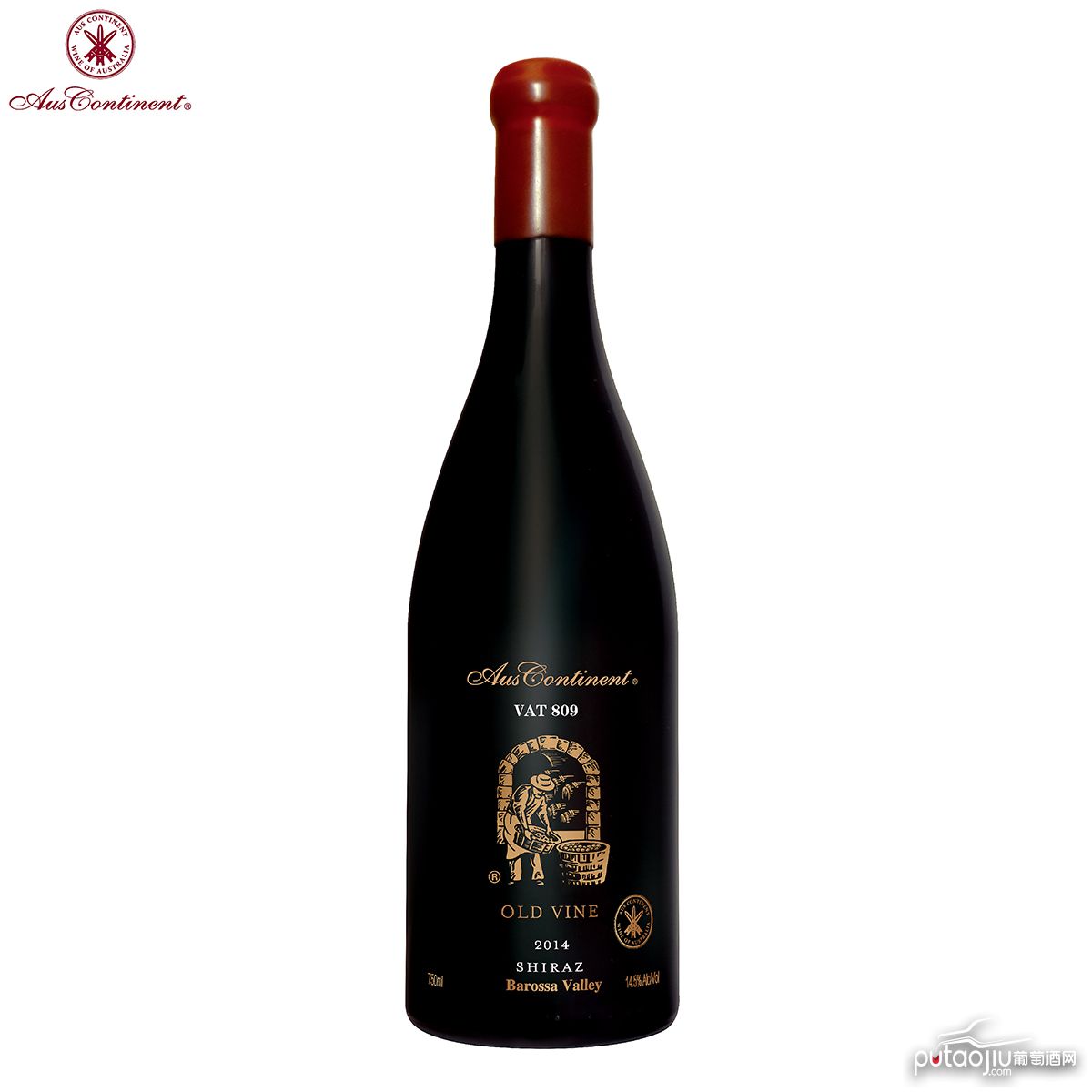 澳大利亚巴罗萨山谷澳洲大陆酒庄西拉VAT 809老树干红葡萄酒红酒