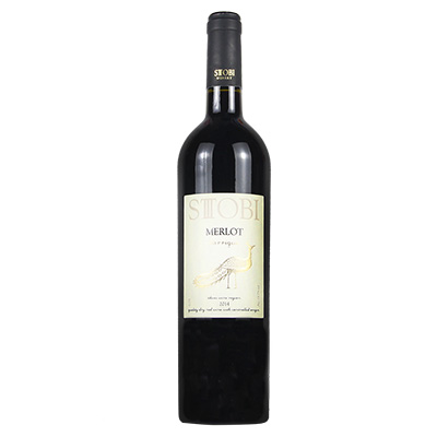 STOBI斯多比酒莊(Merlot Barrique)梅洛珍品A級干紅葡萄酒小眾國家原裝進口北馬其頓紅酒