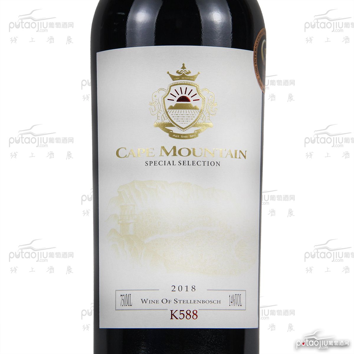 南非开普山酒庄西拉K588中等级别干红葡萄酒