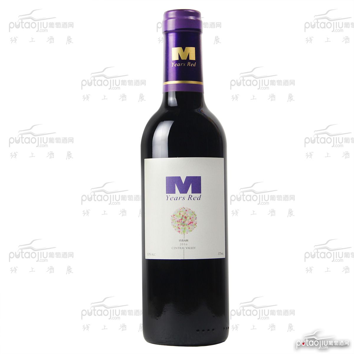 智利空加瓜谷希赫酒庄曼年红·西拉精选级干红葡萄酒375ml