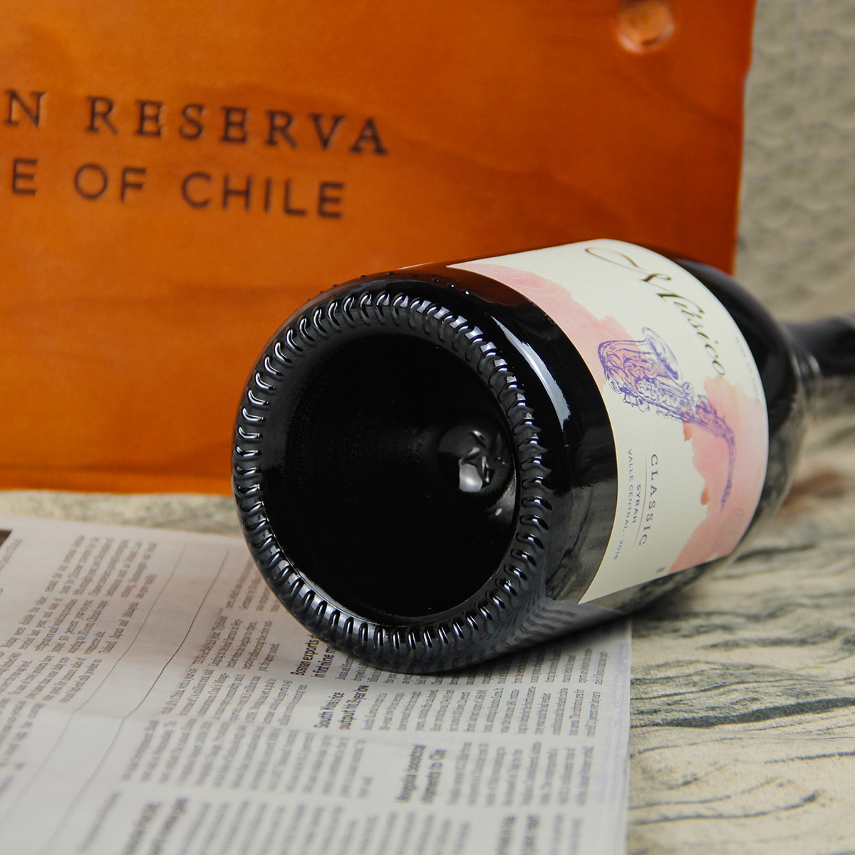 智利中央山谷Musico酒庄音乐家萨克斯西拉红葡萄酒红酒