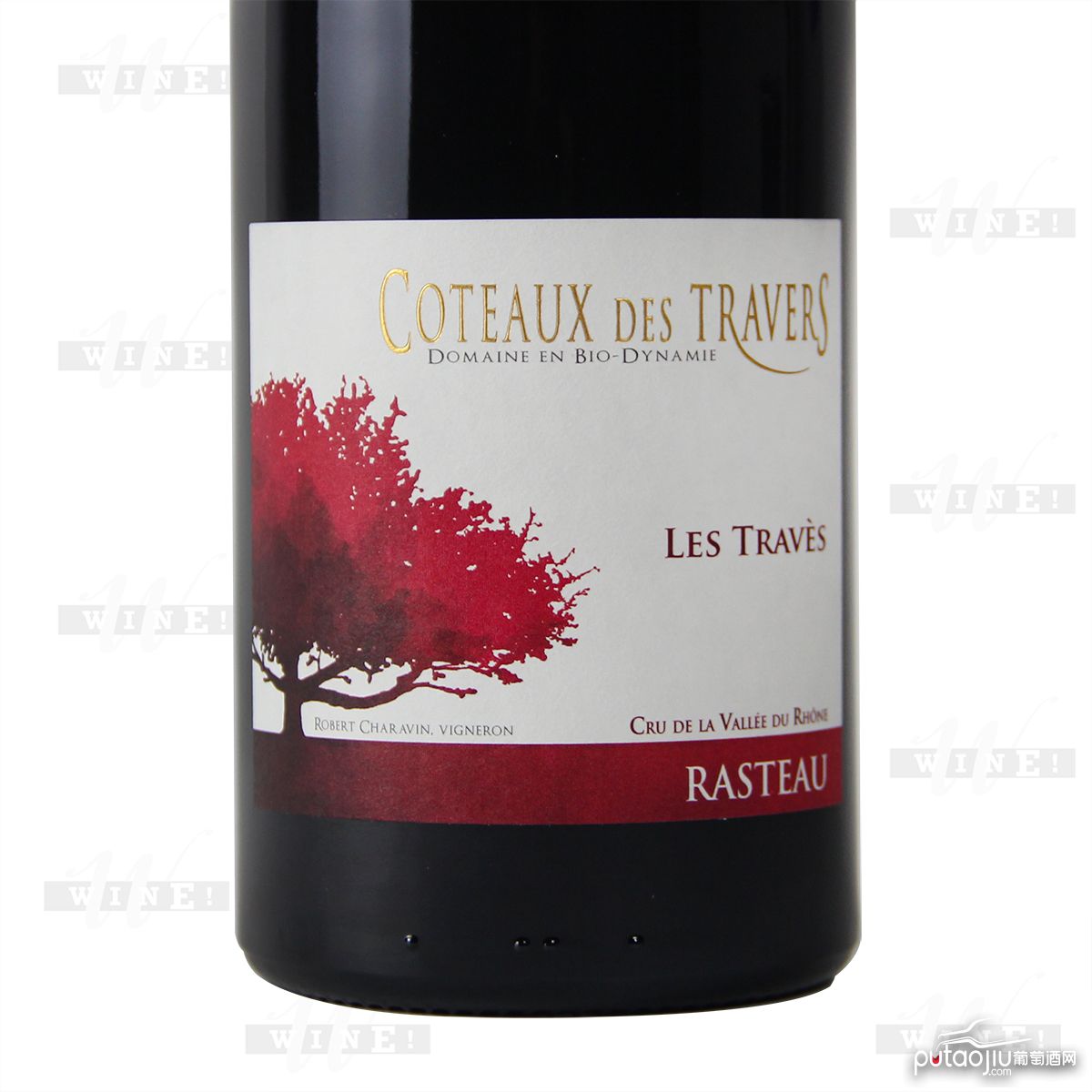 法国罗纳河谷歌海娜西拉板石AOC干红葡萄酒