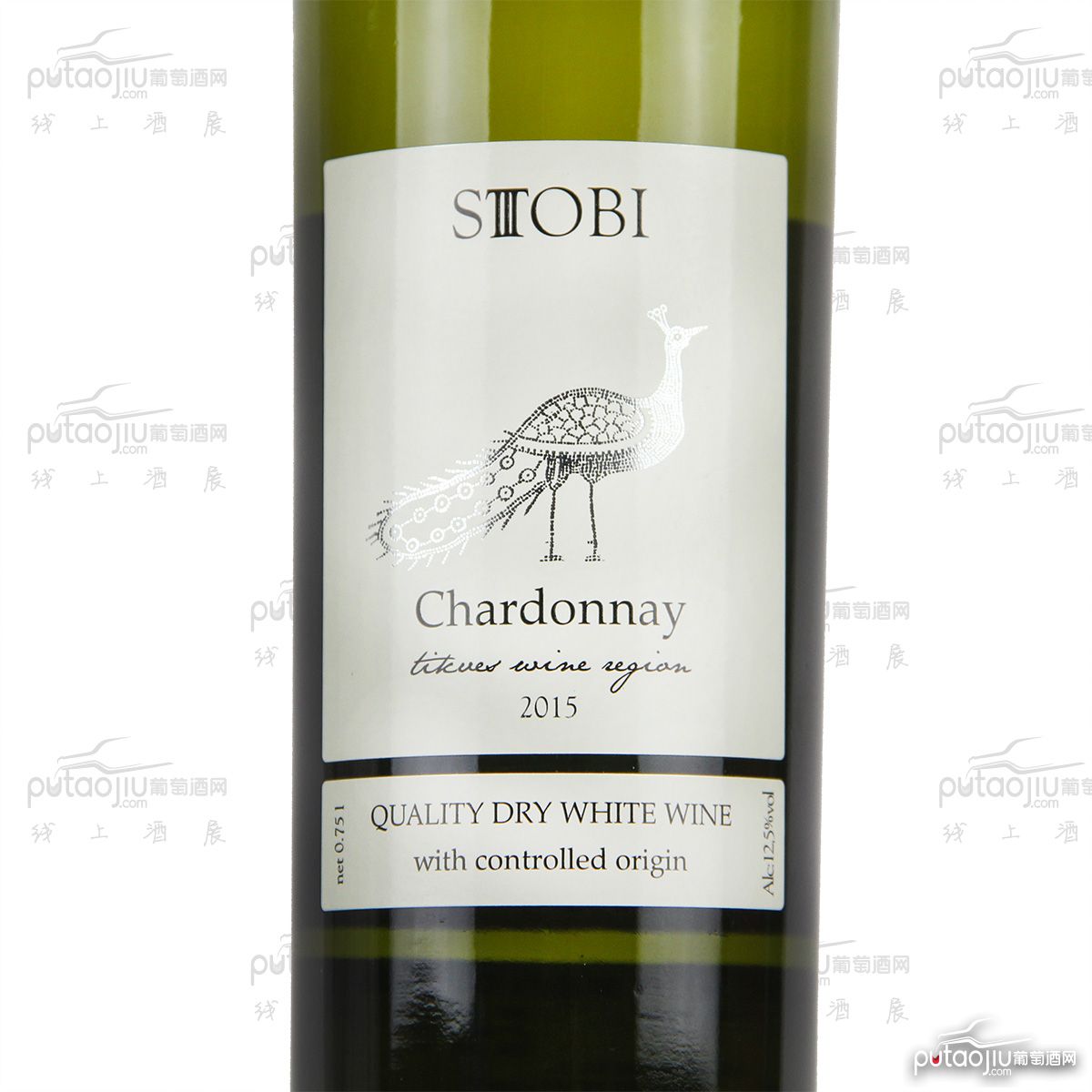 STOBI斯多比酒庄(Chardonnay)霞多丽A级干白葡萄酒小众国家原装进口北马其顿红酒