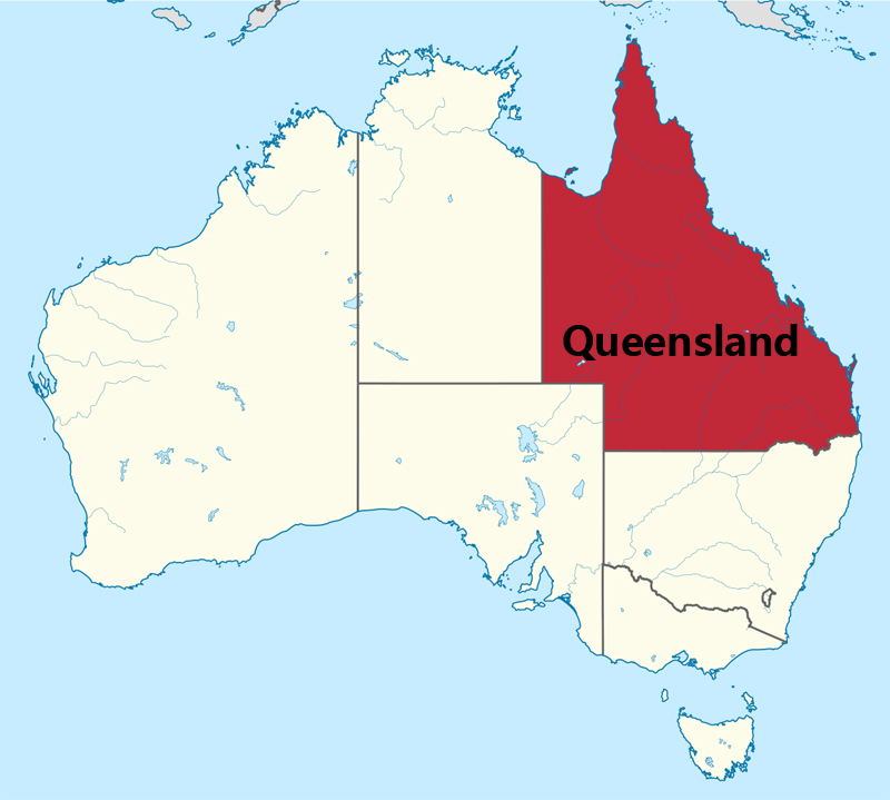 昆士兰州行政区划图片