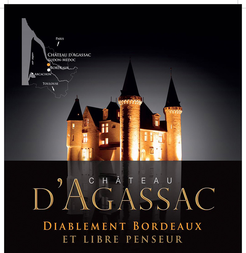 法国达加萨克城堡干红葡萄酒