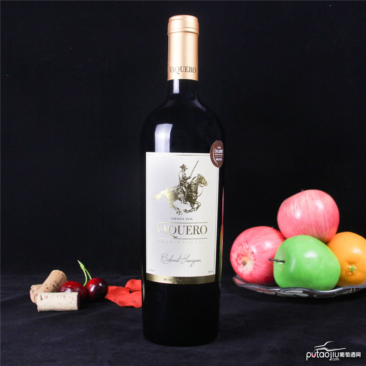 智利迈坡谷骑士维卡罗特级珍藏赤霞珠干红葡萄酒红酒