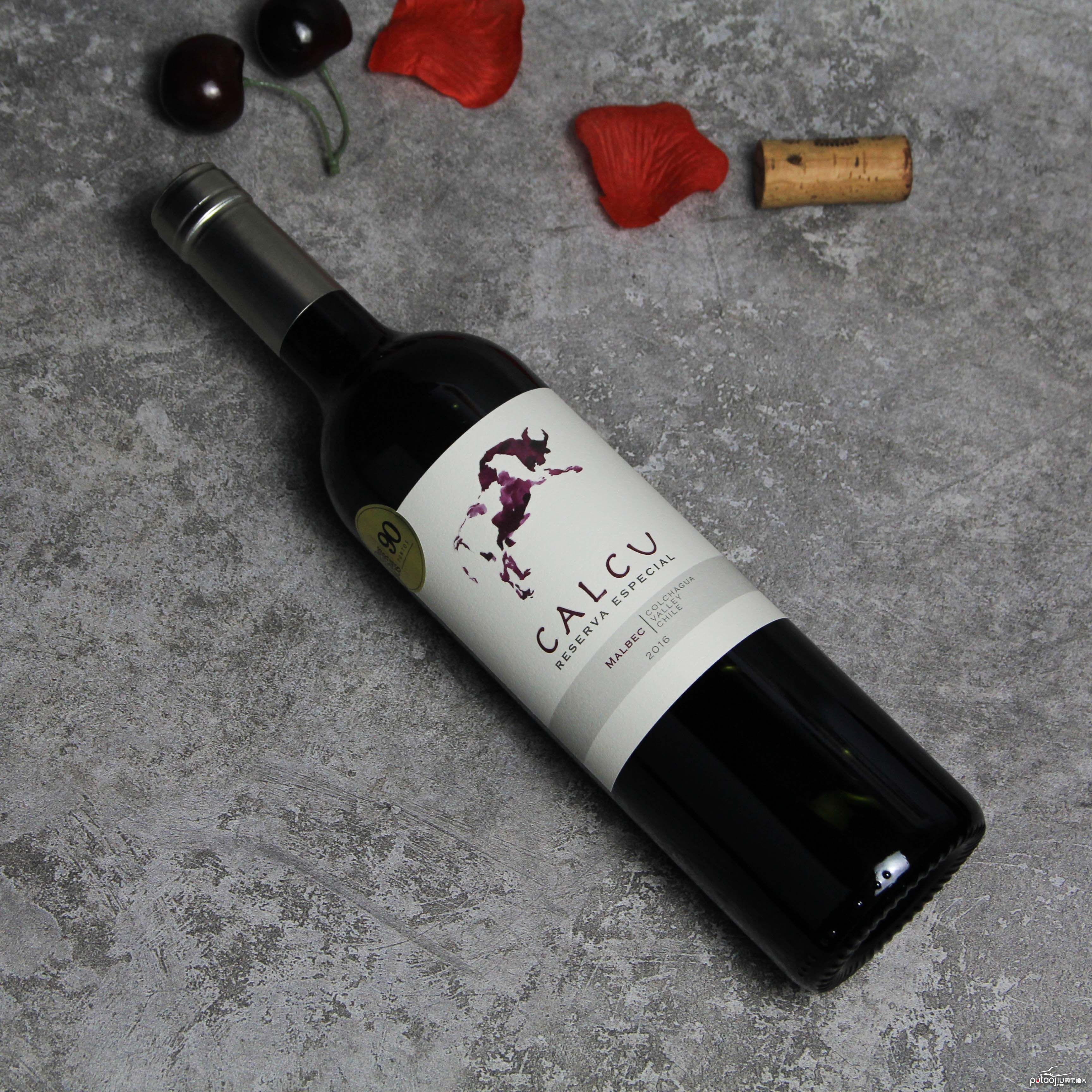 智利空加瓜谷家福特藏马尔贝克红葡萄酒红酒