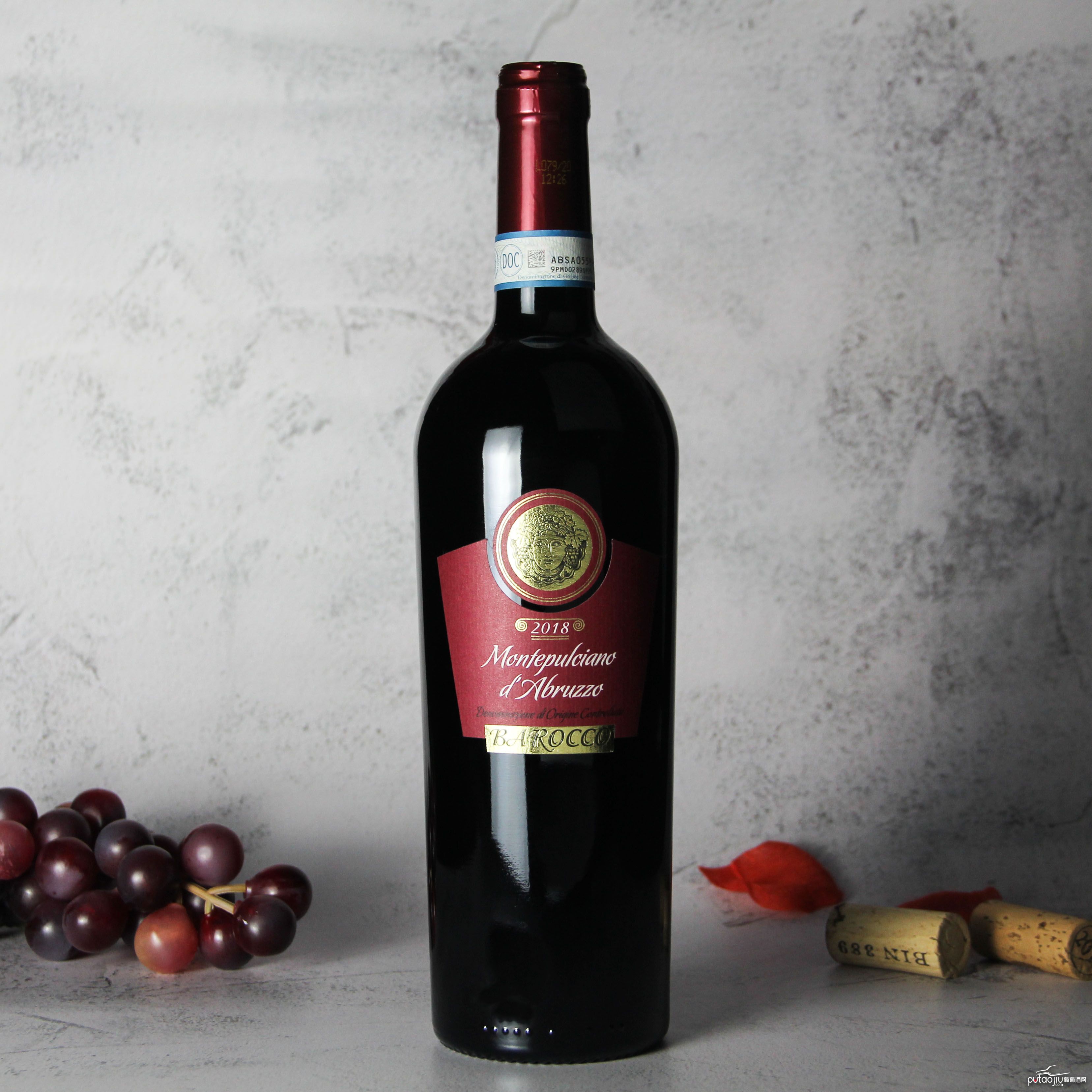 意大利阿布鲁佐坎帕诺拉酒庄蒙特普奇亚诺红葡萄酒红酒