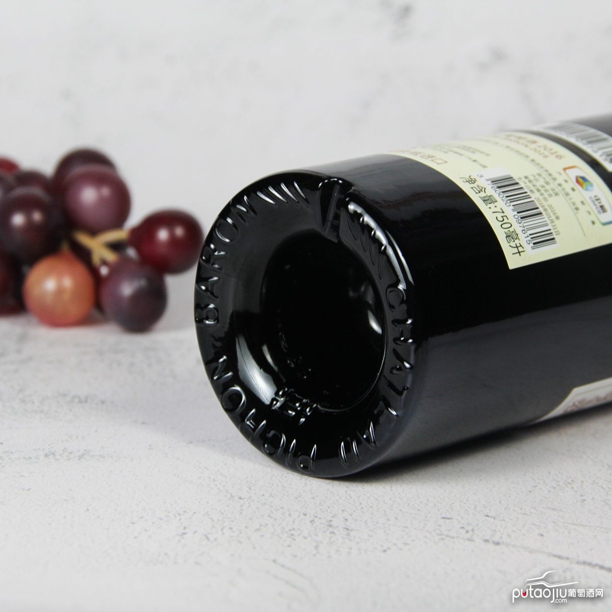 法国波尔多波亚克男爵酒庄干红葡萄酒红酒2016