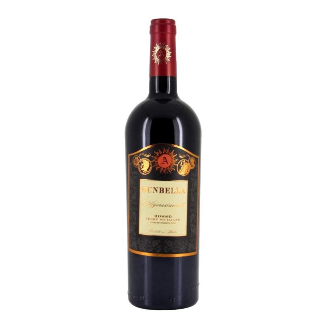 意大利西西里島陽光貝拉4號梅洛紅葡萄酒紅酒