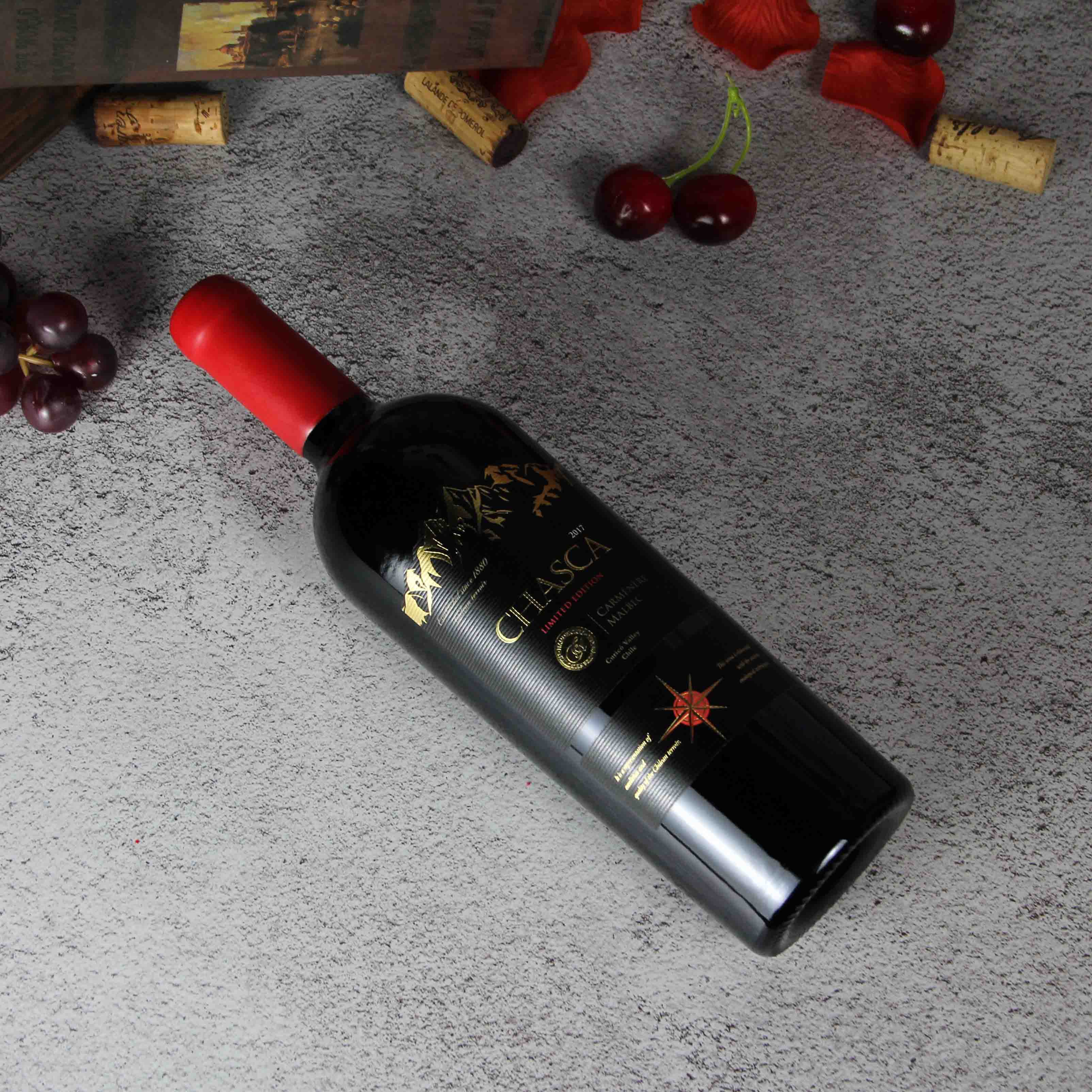 智利库里科谷智利之星佳美娜马尔贝克限量干红葡萄酒