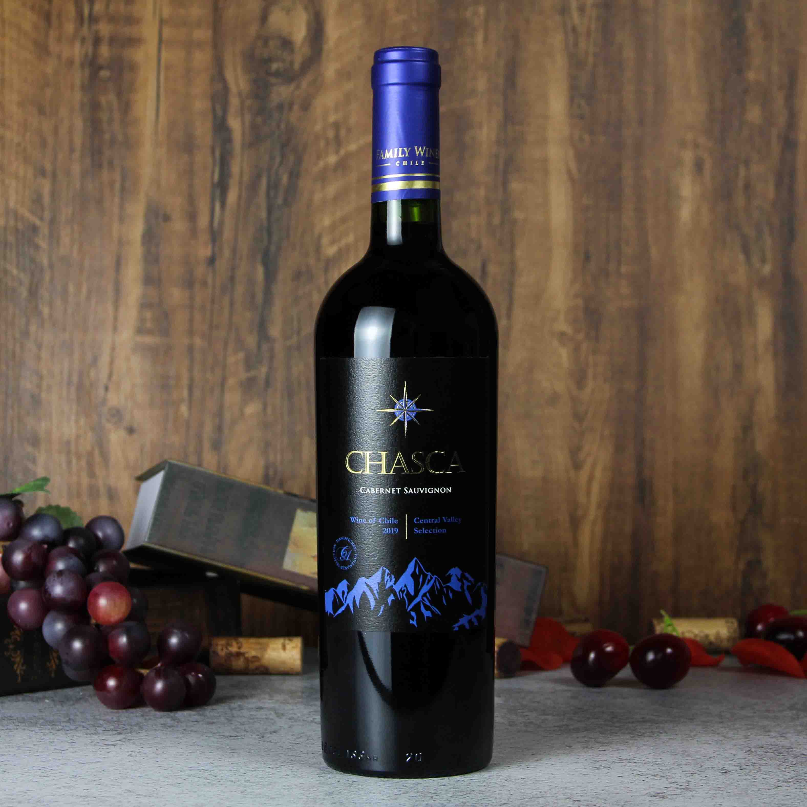 智利中央山谷智利之星赤霞珠精选干红葡萄酒