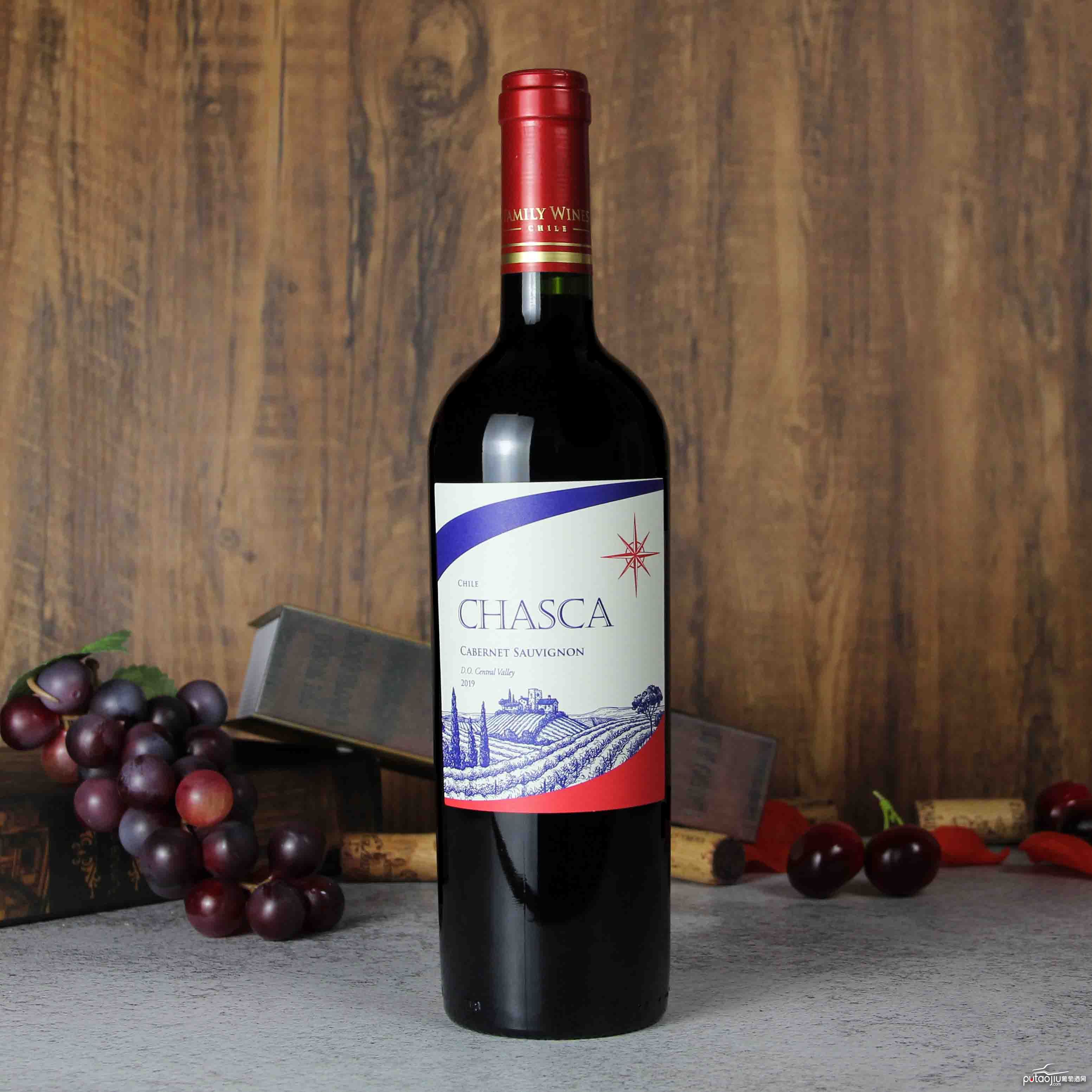 智利中央山谷智利之星赤霞珠干红葡萄酒