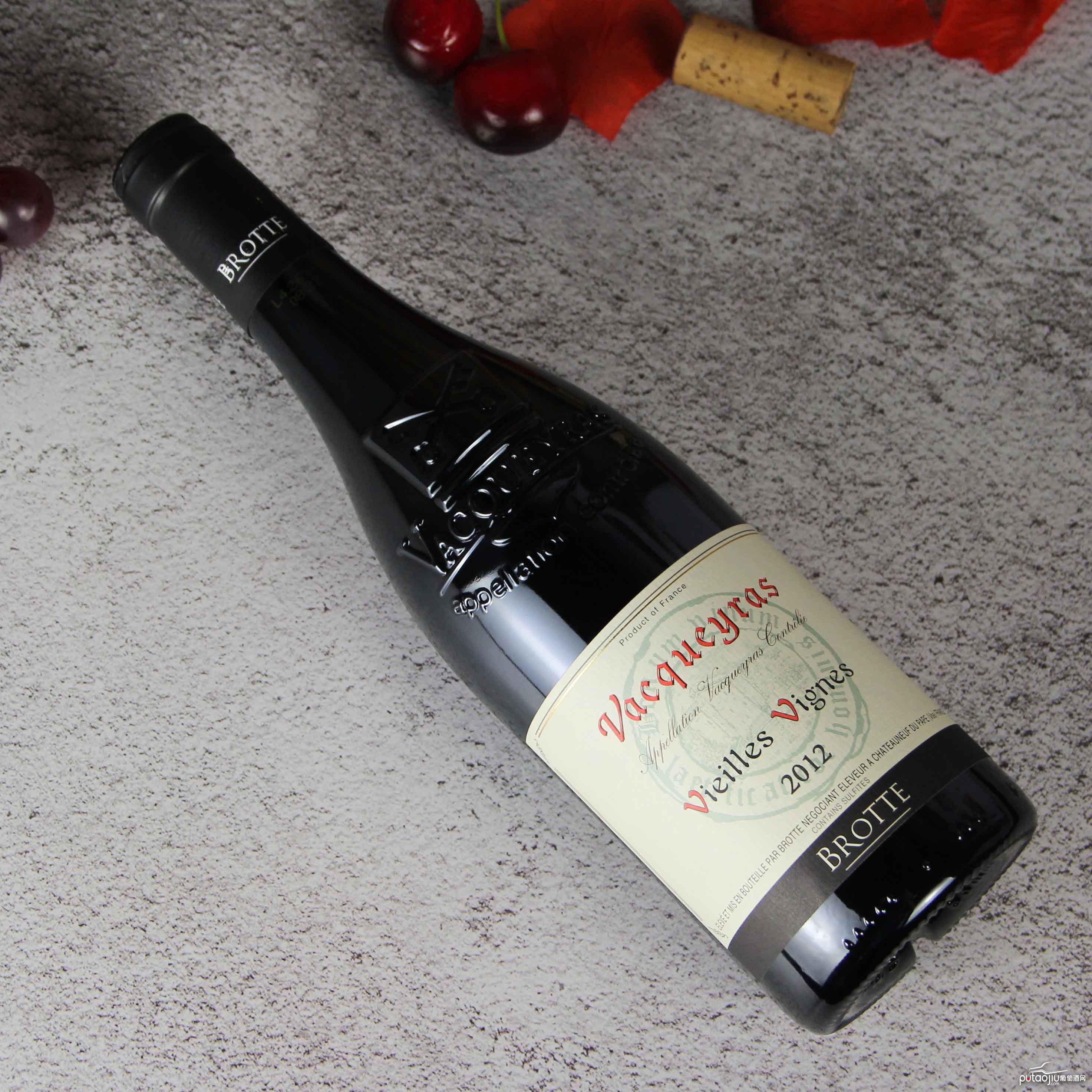 法国波特瓦格拉斯老藤红葡萄酒红酒