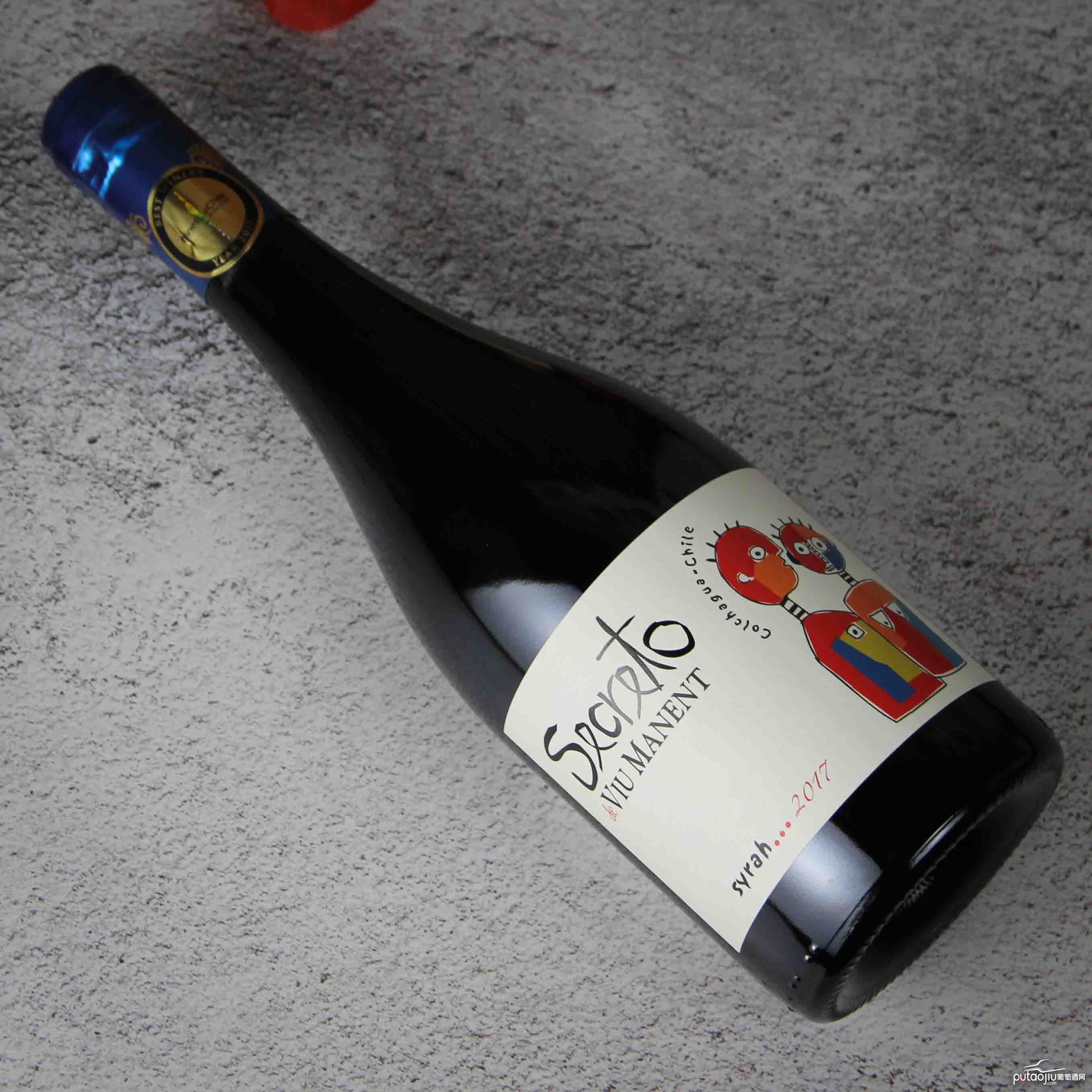 智利科尓查瓜谷奥秘西拉红葡萄酒红酒