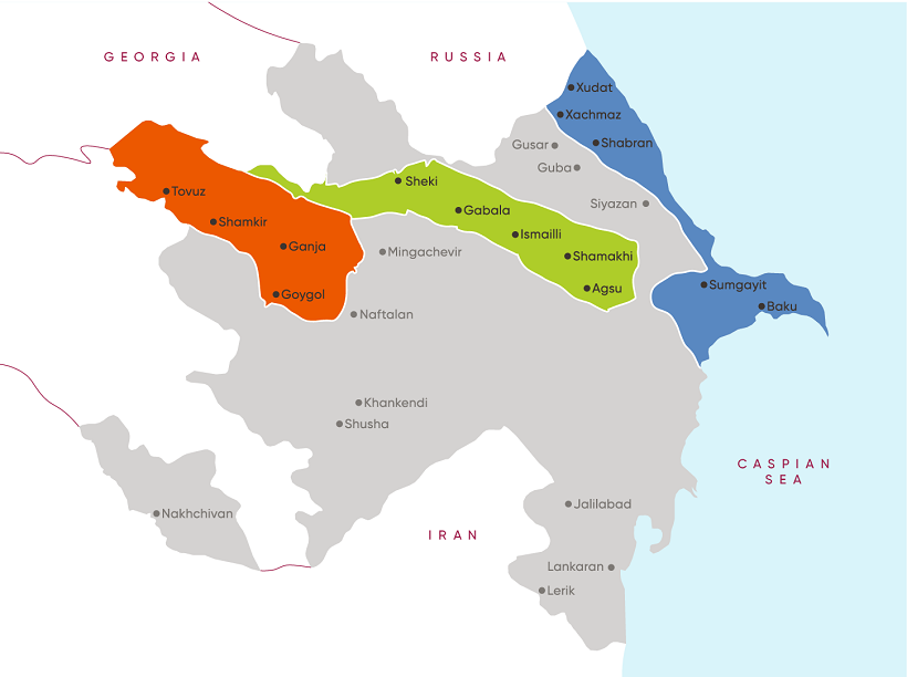 阿塞拜疆葡萄酒产区