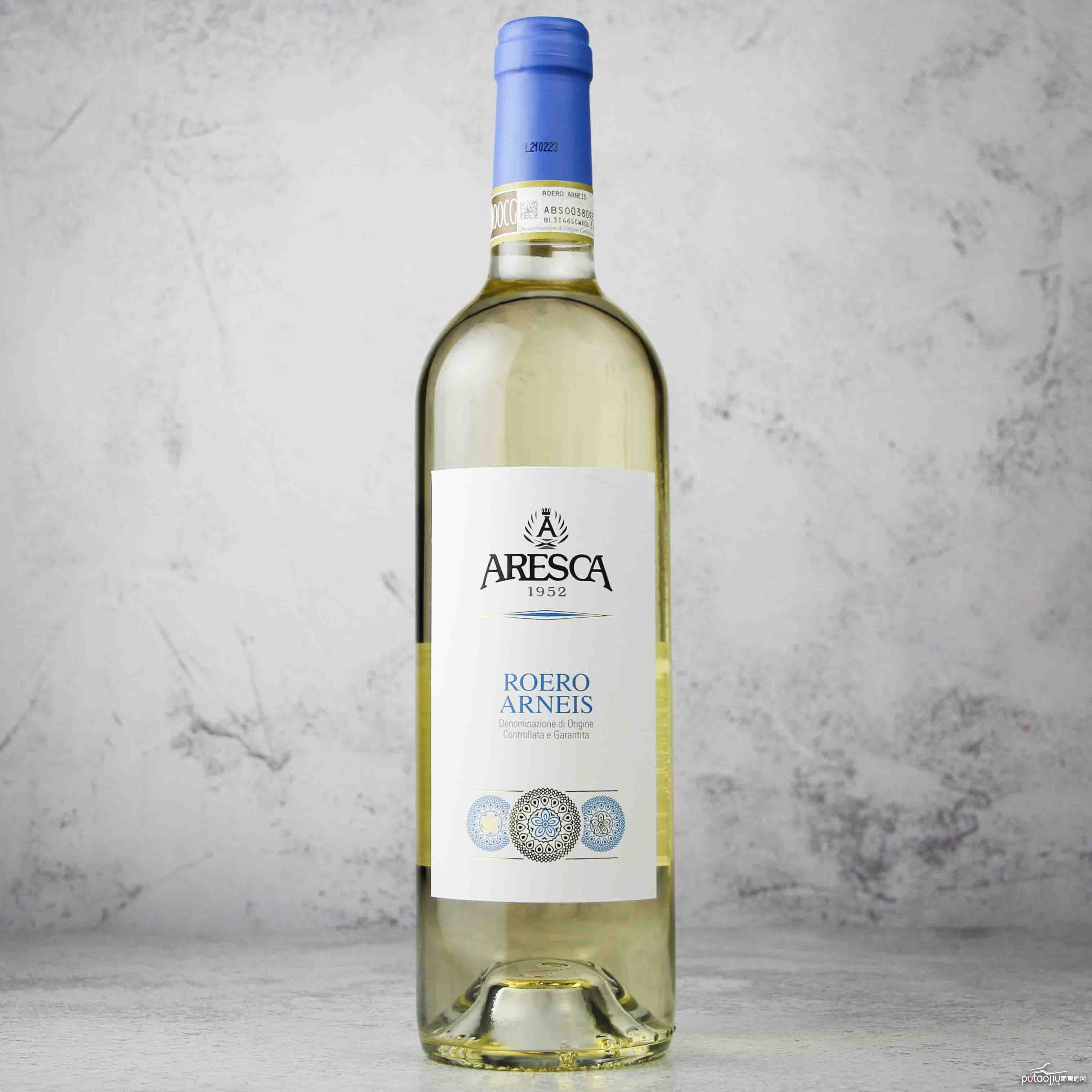 意大利皮埃蒙特ARESCA酒庄罗埃罗·阿内斯白葡萄酒