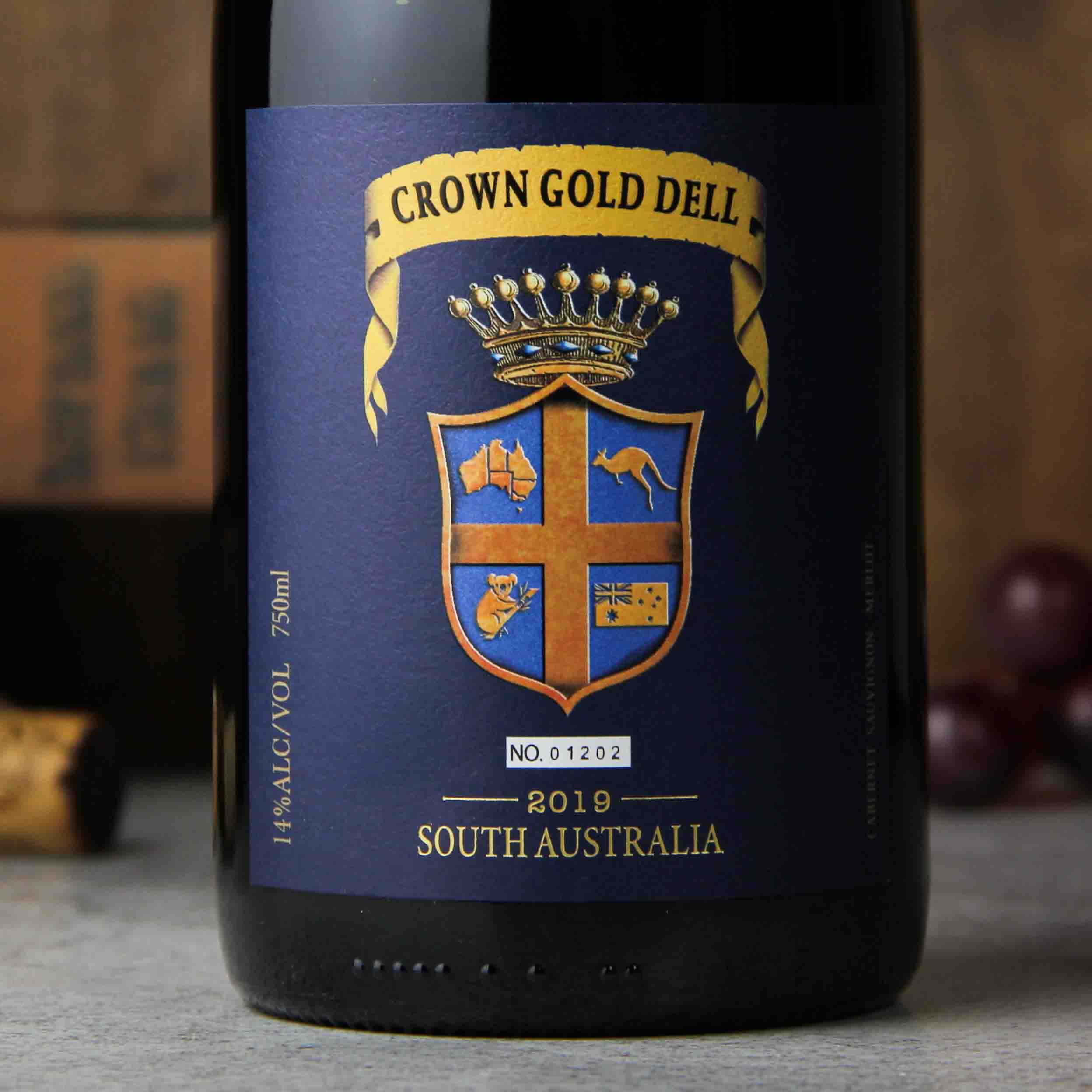 澳大利亚南澳皇冠金戴尔干红葡萄酒红酒
