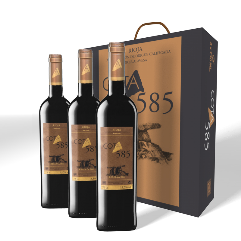 西班牙里奥哈COTA 585 CRIANZA 典藏 红葡萄酒