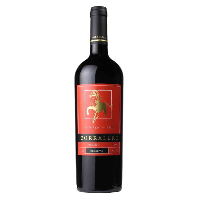 智利兰佩谷科拉列罗珍藏梅洛红葡萄酒红酒