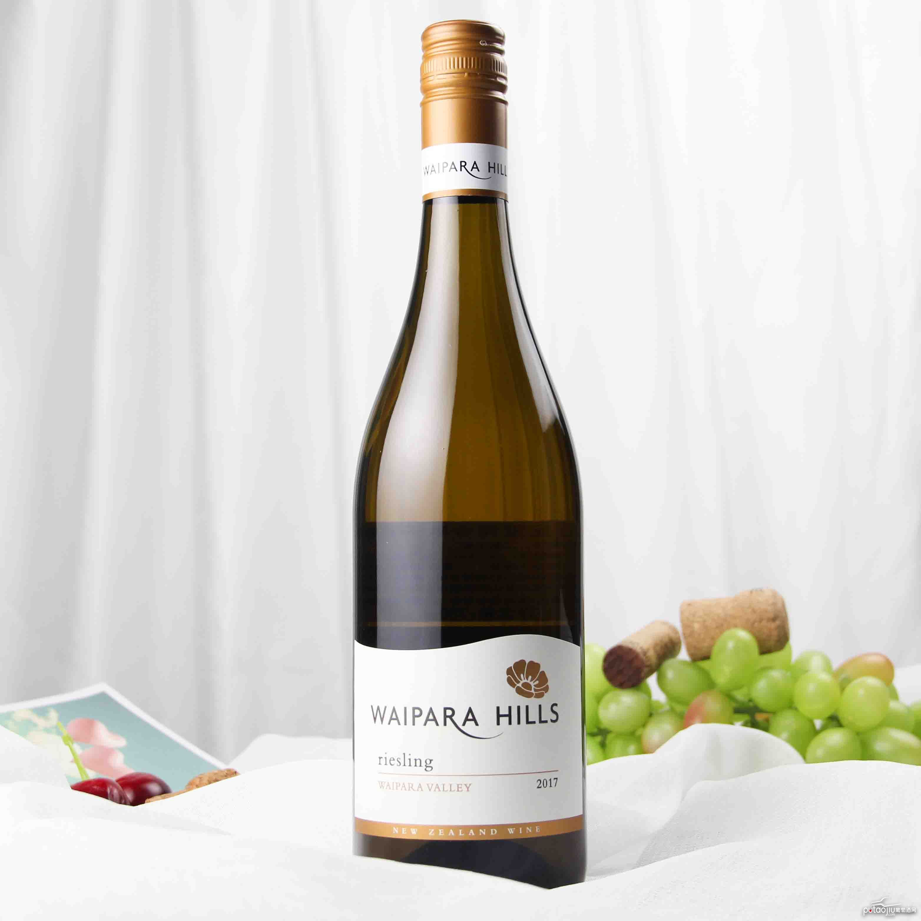新西兰马尔堡怀帕拉山丘雷司令干白葡萄酒