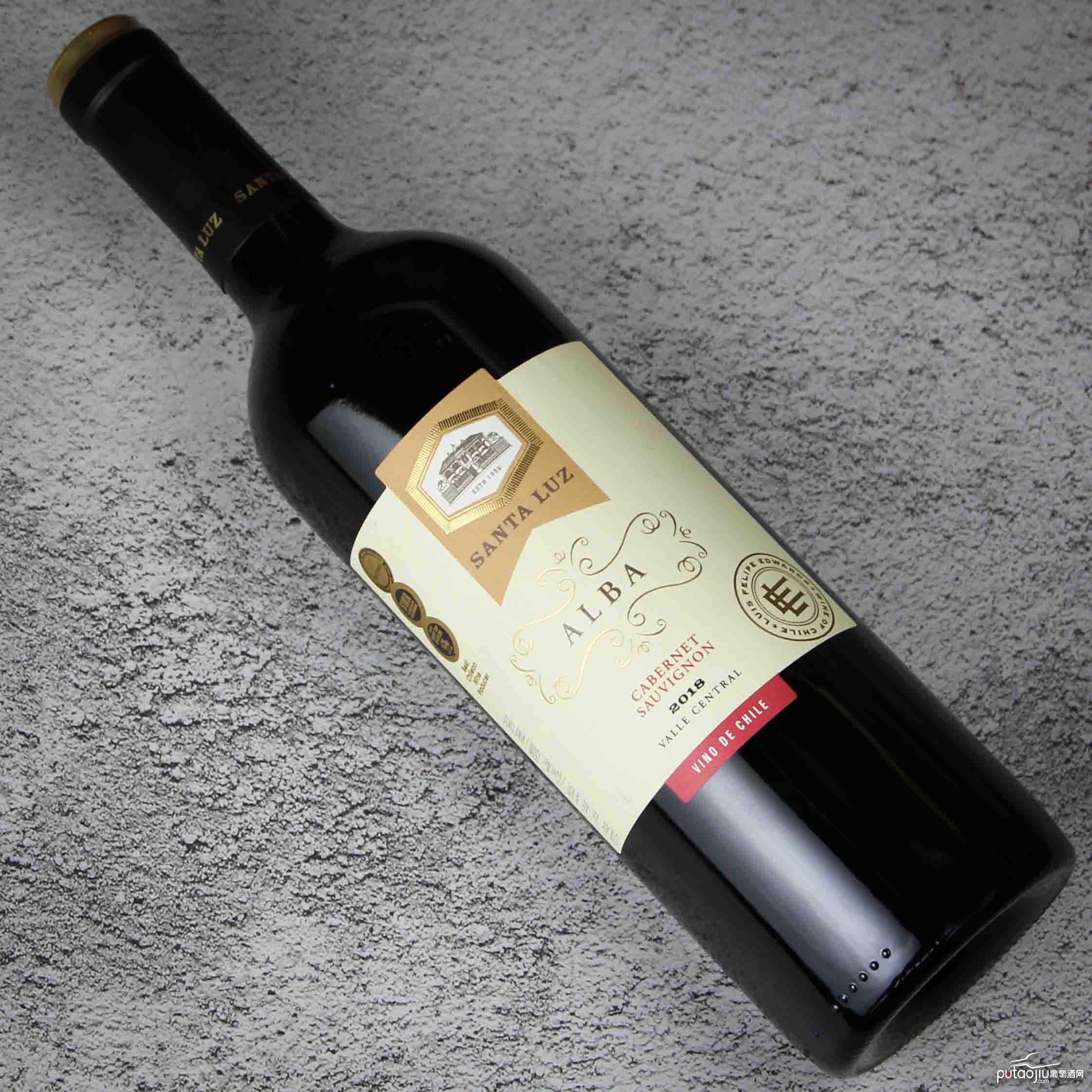 智利中央山谷桑塔露琪优选赤霞珠干红葡萄酒750ml