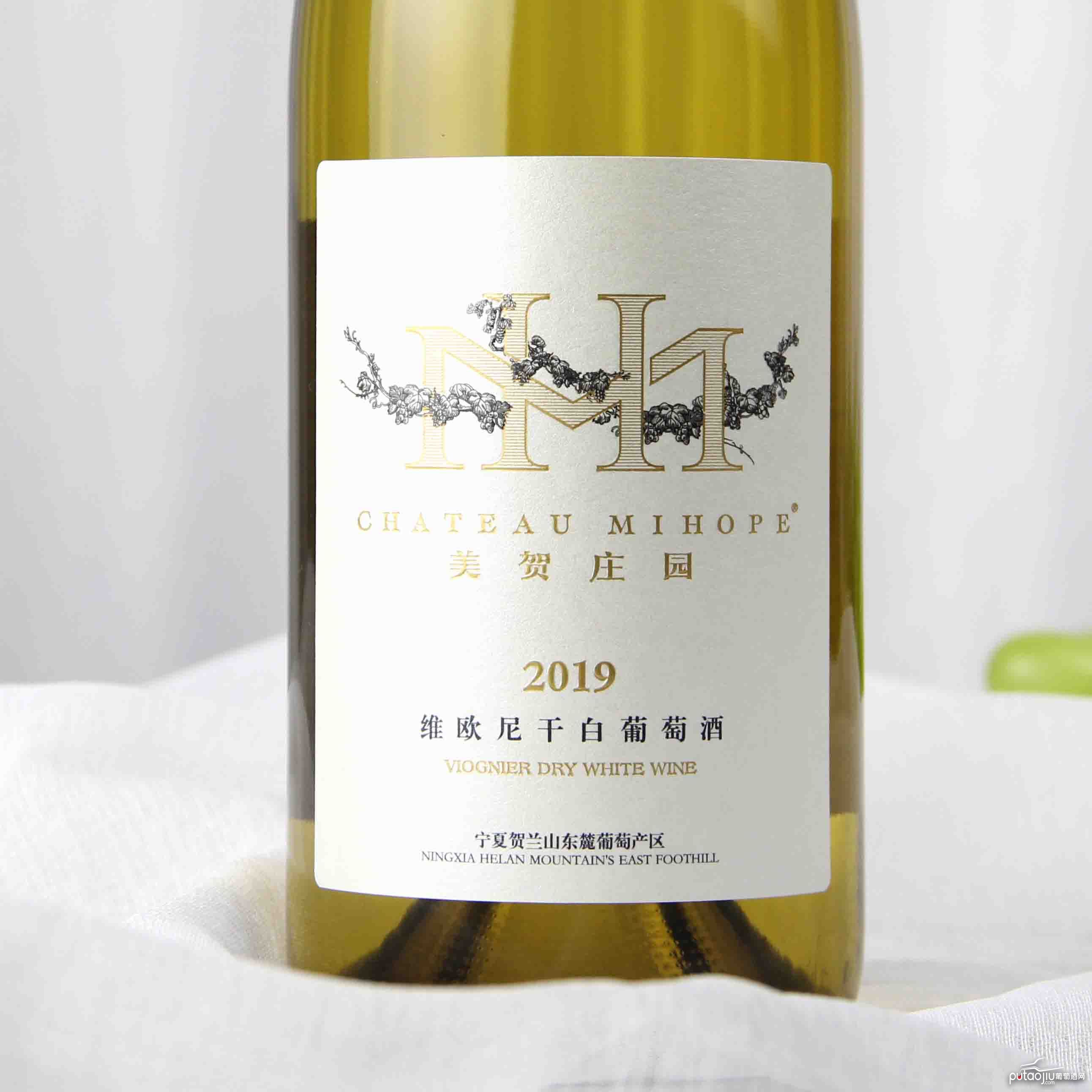 中国宁夏区美贺庄园2019维欧尼干白葡萄酒