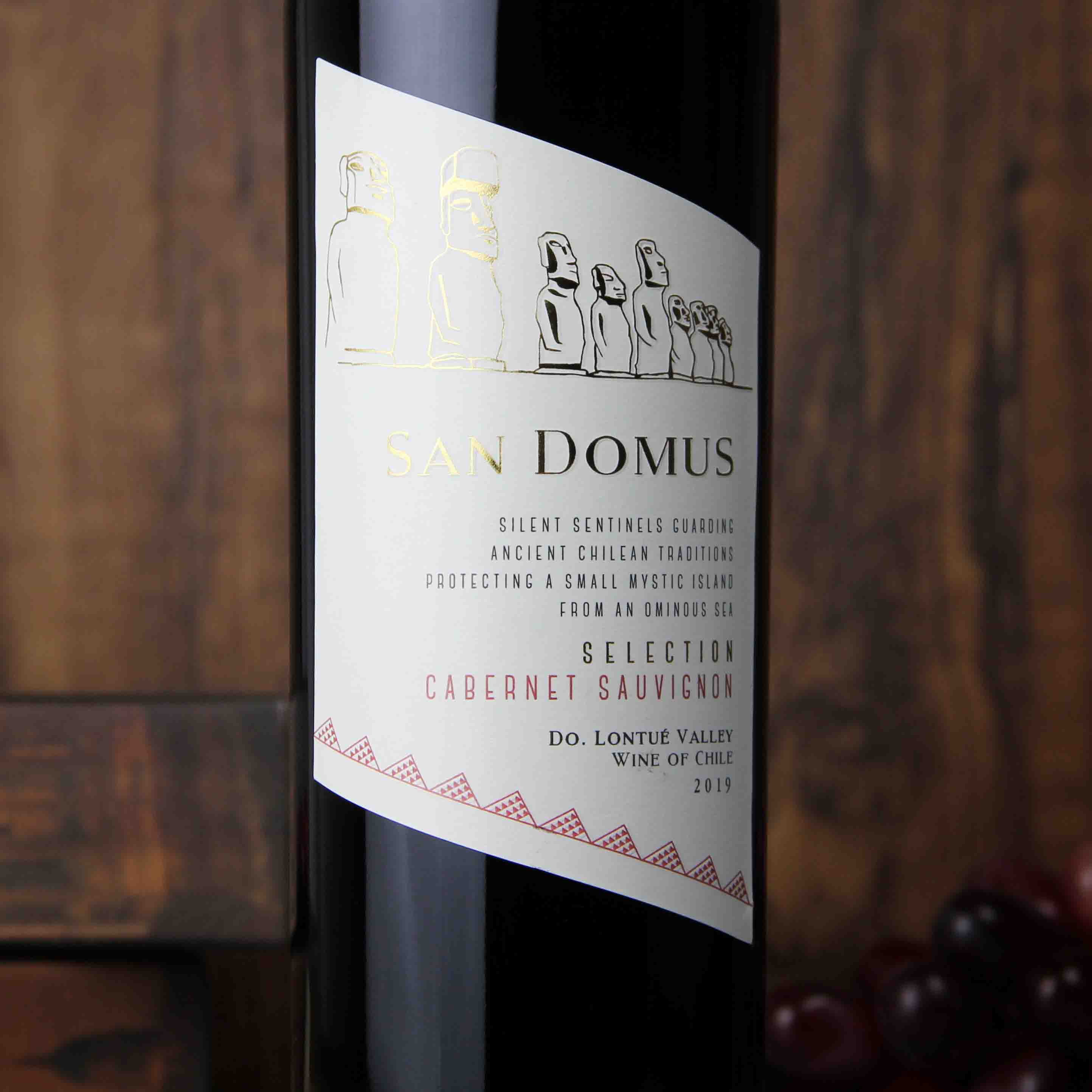 智利金纳斯家族酒庄隆图河谷圣多沐斯精选赤霞珠红葡萄酒