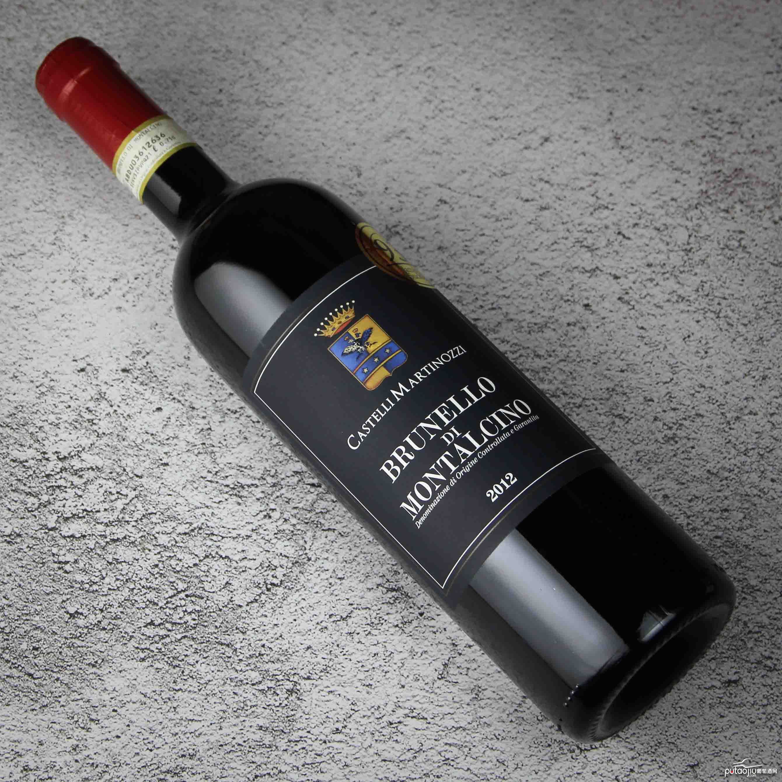 意大利马天尼布鲁奈罗红葡萄酒 2012