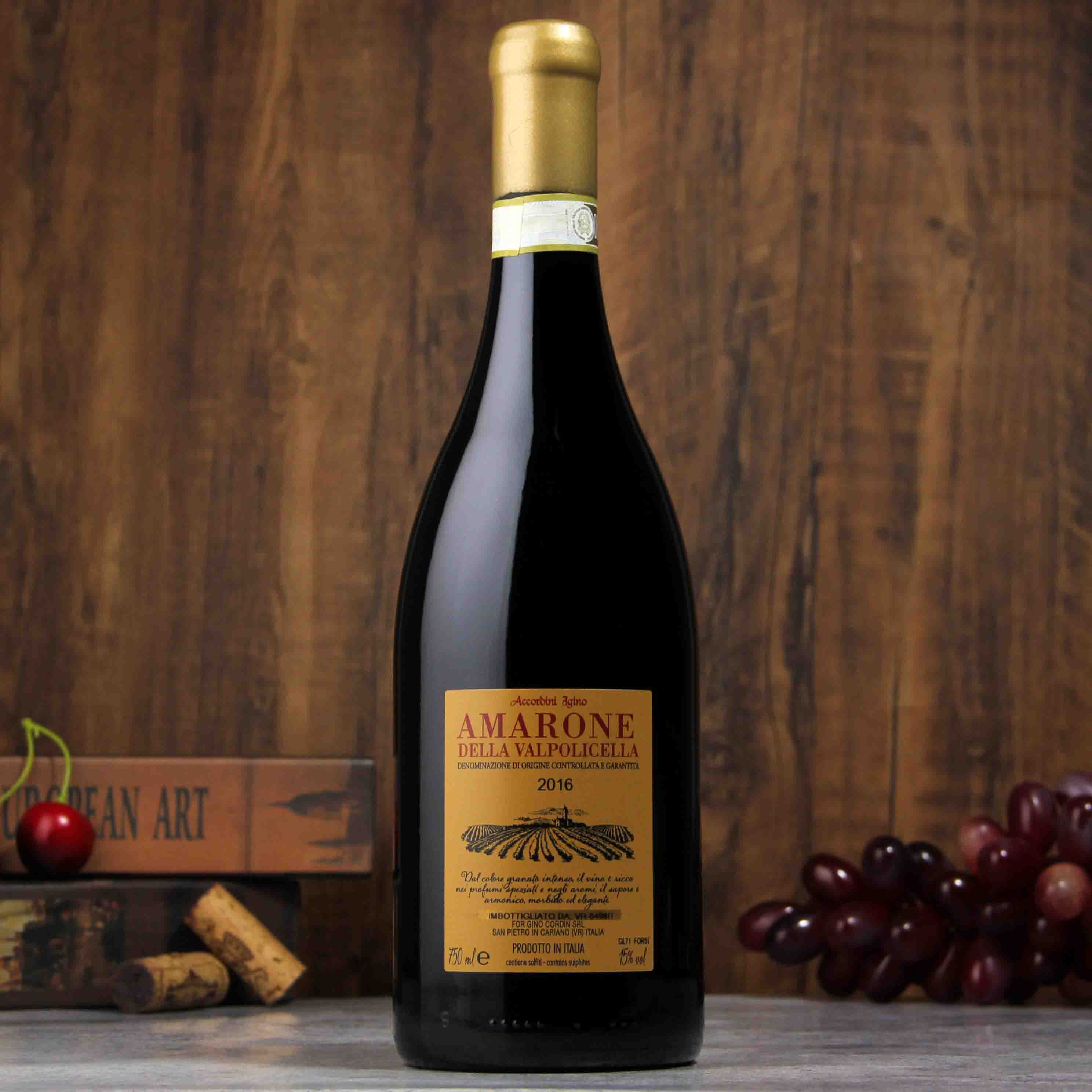 意大利科纳·马拉尼阿玛罗尼红葡萄酒