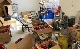 扬州高邮警方成功捣毁一起制售假冒葡萄酒案件