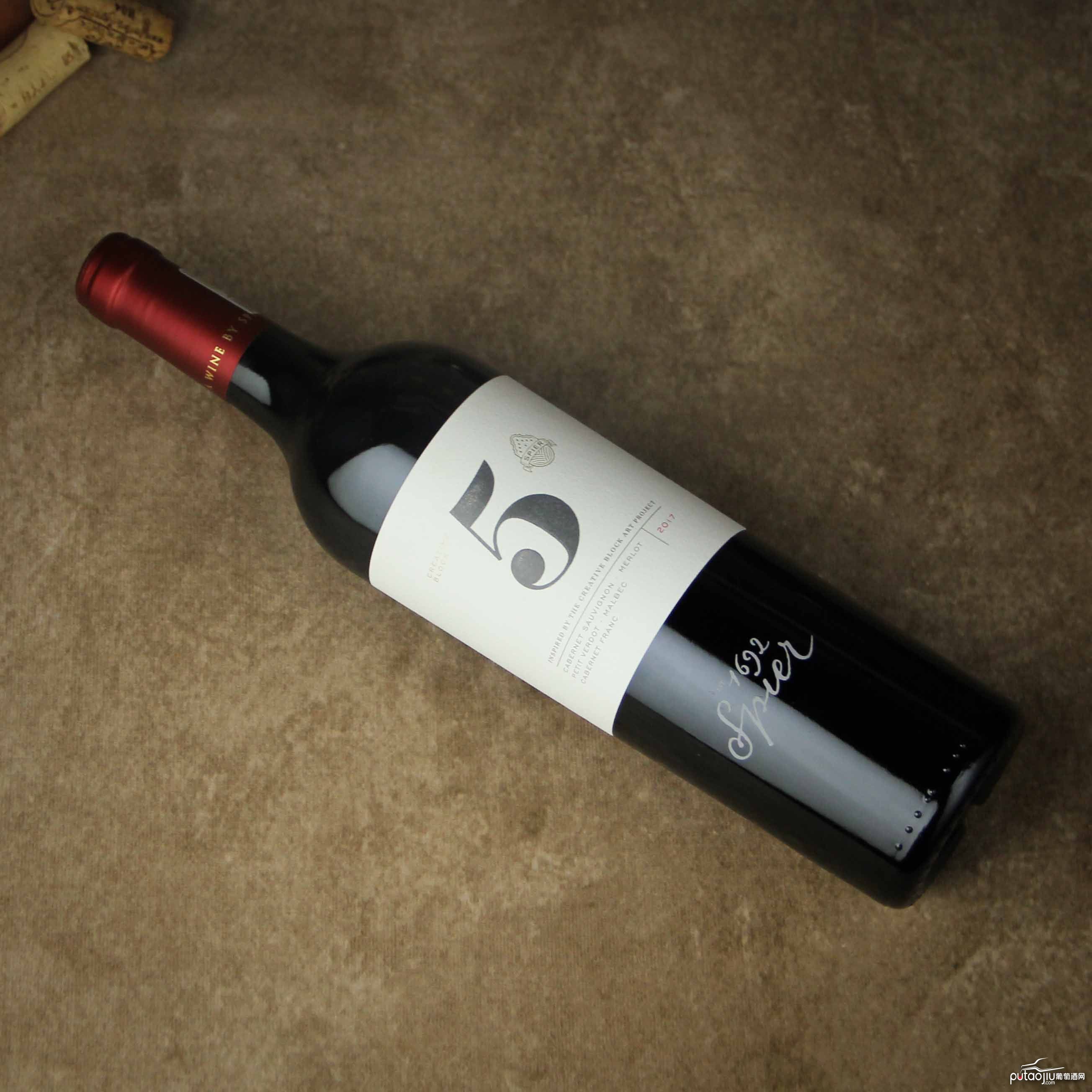 南非斯泰伦布什斯皮尔创意区间5号混酿红葡萄酒