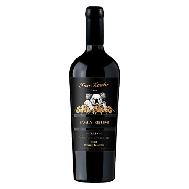 智利中央山谷阳光考拉VA89干红葡萄酒