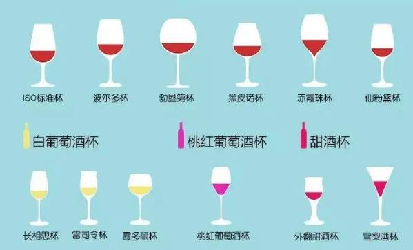 葡萄酒杯都有哪些种类？