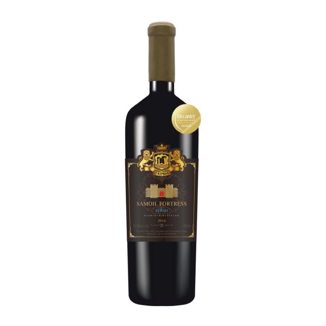 北馬其頓戴維娜奧赫里德系列城堡西拉高級陳釀紅葡萄酒