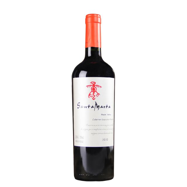 智利莫莱谷Santa Manta-古翼鸟赤霞珠梅洛干红葡萄酒