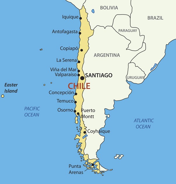 智利葡萄酒产区Chile